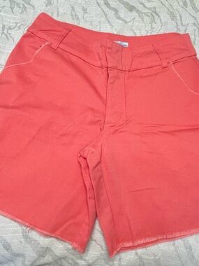 Carve Designs Coral Pink Women's Stretch Bermuda Shorts